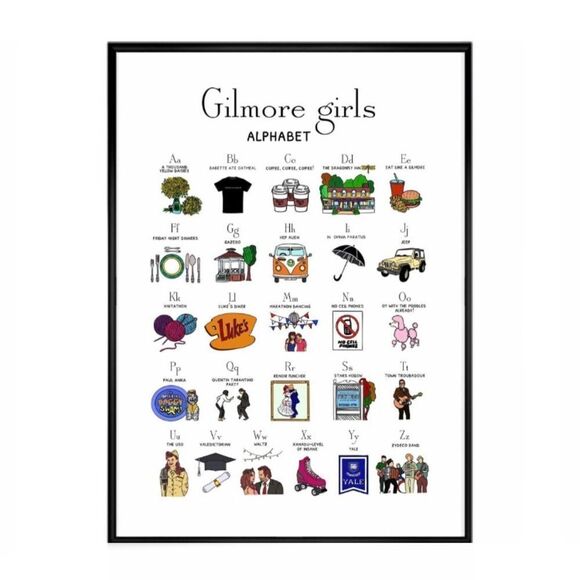 Gilmore Girls Alphabet Print - Picture 2 of 3